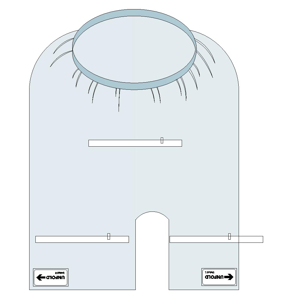 Mini C-Arm Cover w/ Elastic Opening for OEC 6800