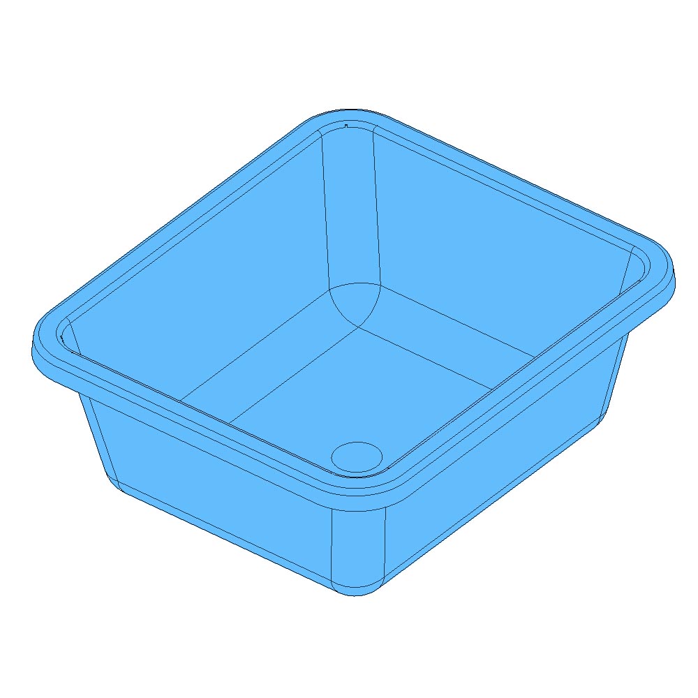 ECO<sup>2</sup> Quarter Tray, Deep