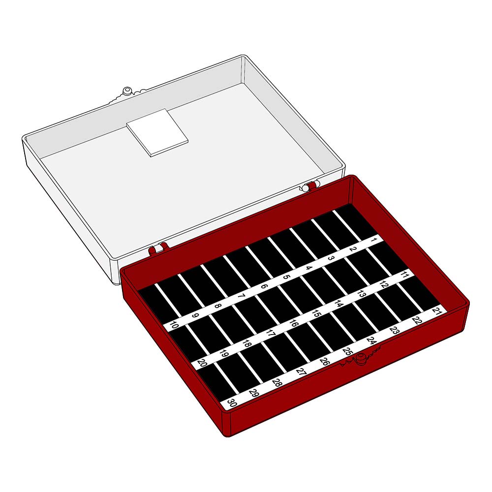 Needle Counter, Magnet, Clear Top