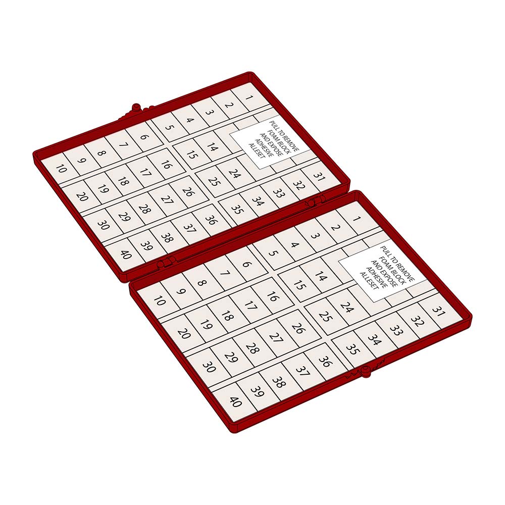 Needle Counter, Double Foam Block