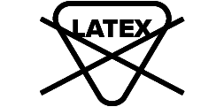 Not made with natural rubber latex GRI - Not made with natural rubber latex